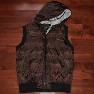 DOUBLE HOODED PUFFER VEST